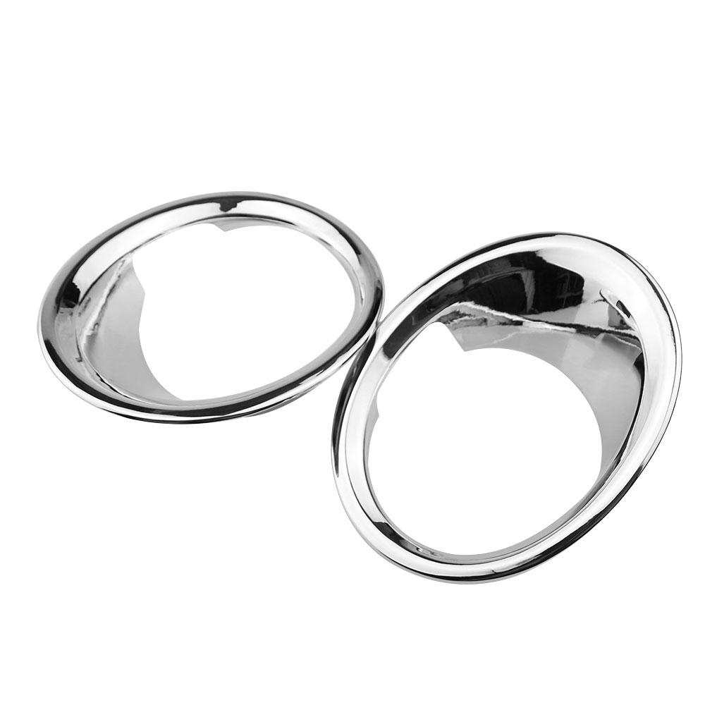 

ABS Хром Передняя Головная Противотуманная Фара Лампа Крышка Рамка для BMW X1 F48 2016 2017 2018 2019 Аксессуары для Стайлинга Автомобиля серебряный