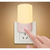 Cute Mini LED Night Lamp Kids Night Light Push Button Switch Bedside Soft Baby Night Lamp Wall Socket Lamp EUPlug Led Lights for Room