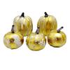 White and Yellow Pumpkin Model for Halloween and Christmas Decoration Wreaths