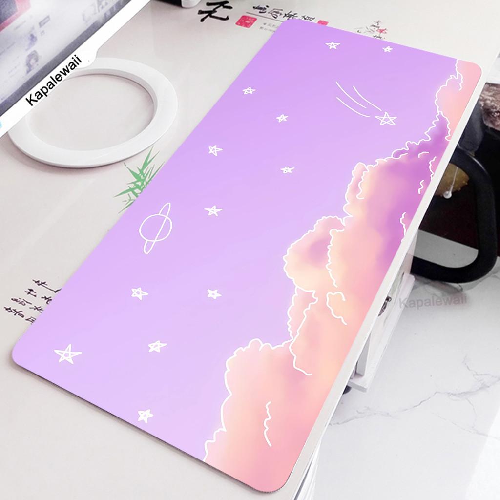 Space Mouse Pad Pc Rubber Mousepad Apoio De Pulso Teclado Mouse Mat Kawaii Cute Keyboard Pads Office Large Desk Protector Mat