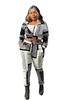 Women's Floral Print Pocket Loose Casual Two-Piece Suit