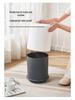 Pneumatischer Saugmülleimer mit großem Fassungsvermögen - Druck-zum-Öffnen Abfalleimer für Badezimmer & Wohnzimmer