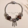 Elegant Women's Bracelet – Luxury Retro Beaded Design with Panjia Style for a High-End, Exquisite Feel.