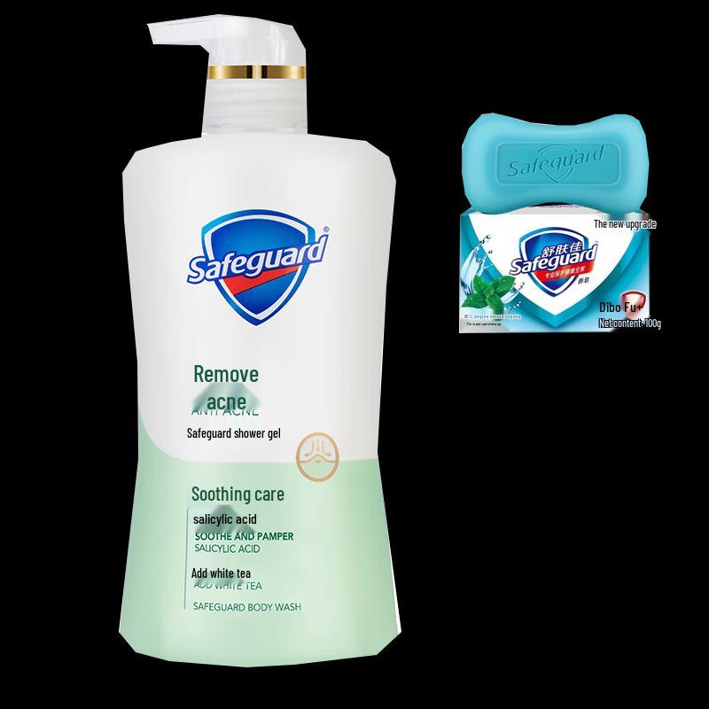 

Safeguard White Tea Body Wash & Mint Soap Set