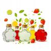 5X Butelki Szklane Daisy 150Ml Ozdobna Na Likier Syrop Prezent Alkohol Wino