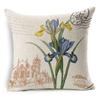 Retro Colorful Flowers Pillows Floral Pillowcase For Home Decorative Decoration Sofa Pillowcase