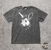 Punk Hase Kaninchen Comfort Colors® T-Shirt - Gothic Hase Shirt - Grunge Hase Liebhaber Grafik T-Shirt