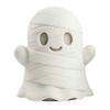 Halloween Tabletop Decor 3D Printed Mummy Figurine, Blank DIY Paintable Bandage Ghost Pumpkin Statue, Handmade Collectible Figure Mini Desktop