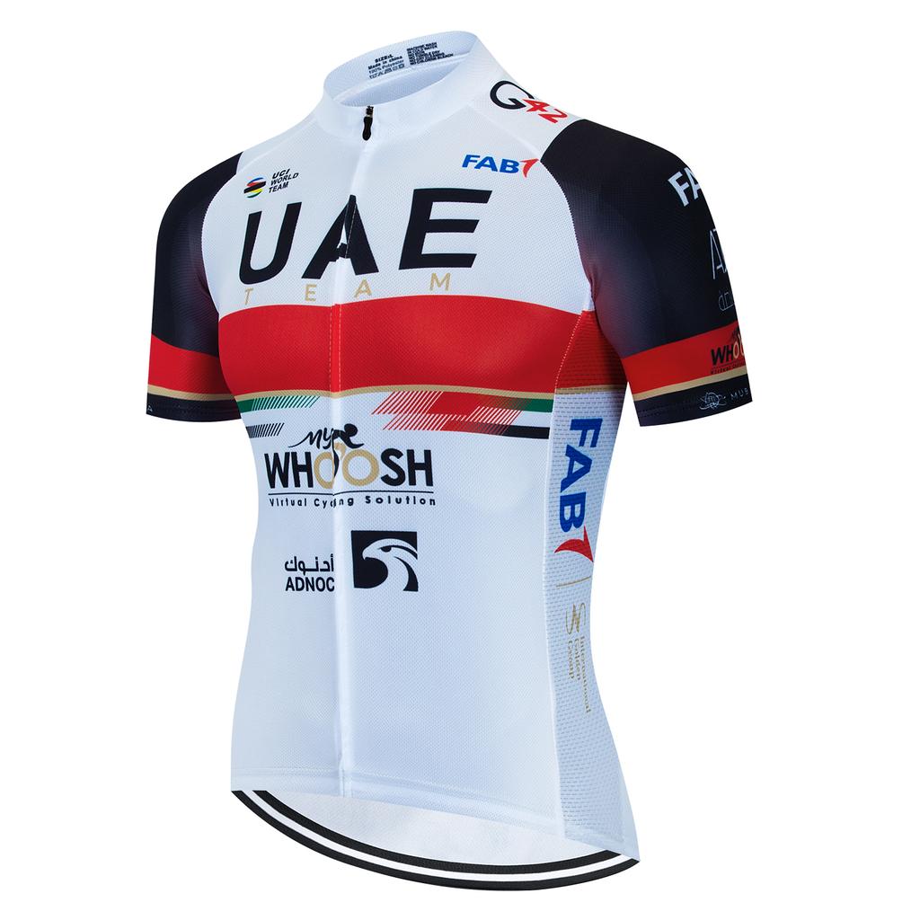 2025 UAE Cycling Jersey Set Man's Team Short Sleeve Cycling Clothing MTB Bike Uniform Maillot Ropa Ciclismo Summer Bicycle Wear