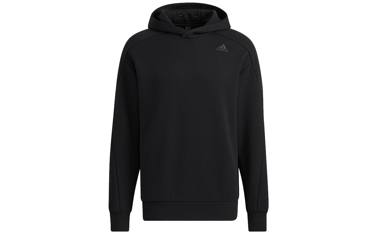 Adidas Sweatshirts Men s Black Hooded Moderate Regular H39211 S