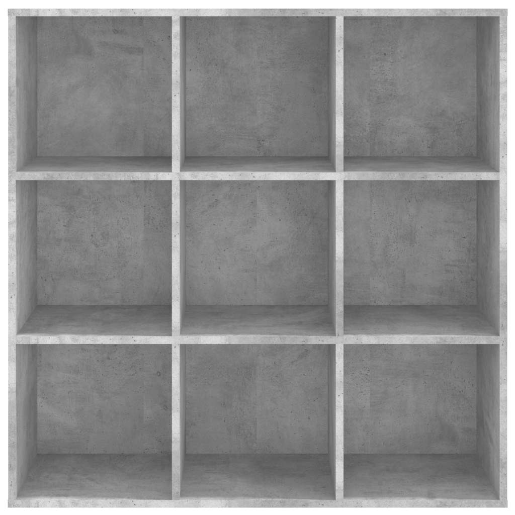 vidaXL Bücherregal Betongrau 98x29x97,5 cm Holzwerkstoff