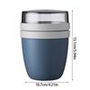 Customizable Yoghurt Cup with Separate Compartments Freezer Safe Breakfast Mug Portable Microwave Safe Lunch Container