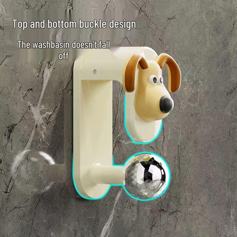Cute Cartoon No-Punch Bathroom Wall Storage Hanger