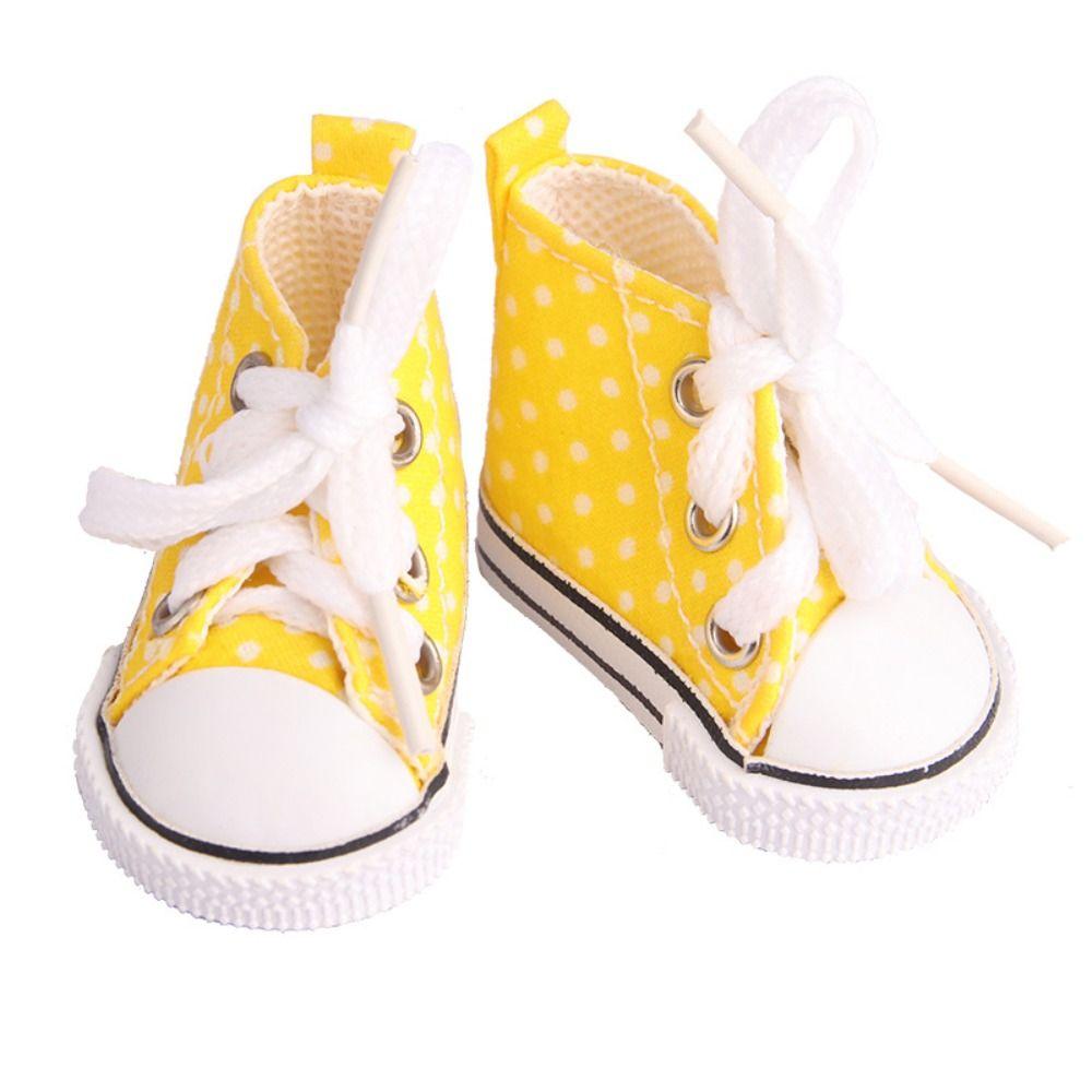 Mini Doll Casual Canvas Shoes Kawaii Doll Sneakers Handmade Mini Casual Shoes  Girl Gift