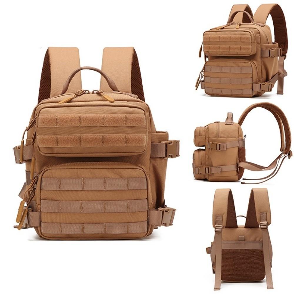 9L Capacity Fitness Backpack 900D Material Lightweight Mountaineering Backpack Portable Water Bottle Holder Portable Backpack