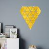 Acrylic Mirror Equilateral Triangle 15CM Combination Creative Wall Sticker Living Room Sofa Back Wall Decorative Painting