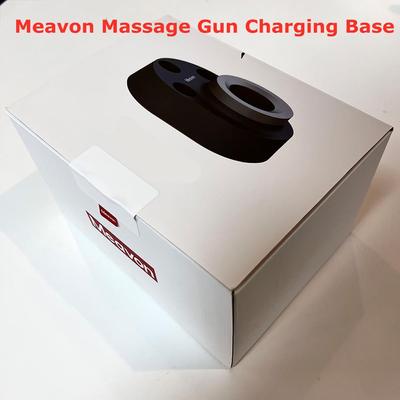 Masajeador corporal eléctrico inteligente Meavon, pistola de fascia de doble modo, base de carga, cargador