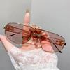 JYL TS Sunglasses Frameless Small Ellipse Design European/98110