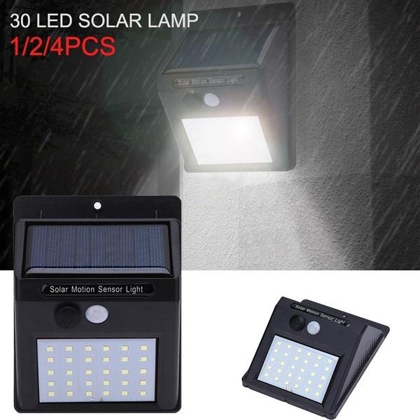 Wasserdichte 30 LED Solar Power PIR Bewegungsmelder Gartenwandleuchte