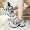 Inner heightening platform retro dad shoes women's 2025 spring new sports shoes casual shoes German training shoes Forrest Gump shoes women