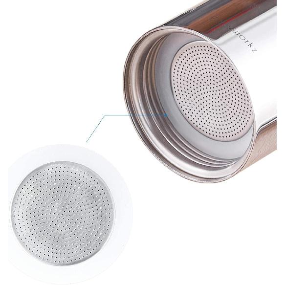 Easyworkz Stovetop Espresso Maker Replacement Silicone 10-12 Cup Size Gasket Seals and filter Screen Moka Pot