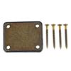 4 Holes Guitar Neck Plate Metal+Plastic Material Neck Joint Plate  For Electric Guitar