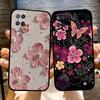For Oppo A54 4G Case Black Silicone Soft TPU Shockproof Phone Cases For Oppo A54 Painted Phone Cover CPH2239 Protective Fundas