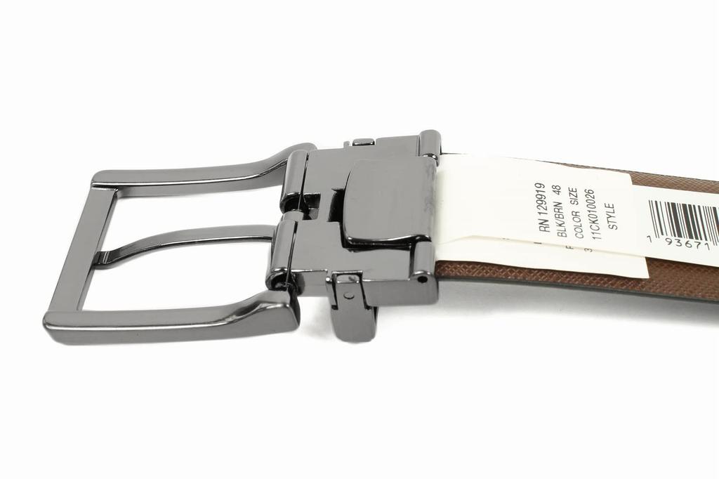 Calvin Klein Reversible Belt for Size 48 Men, 11CK010026, Black/Brown,