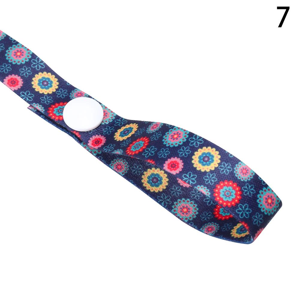 1pc Baby Stroller Accessories Teether Pacifier Bottle Anti-lost Chain Strap Holder Belt Colorful Pacifier Clip For Stroller