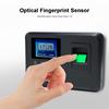 Intelligent Biometric Fingerprint Password Attendance Machine Employee Checking-in Recorder 2.4 Inch   LCD Screen   5V Time Attendance Clock