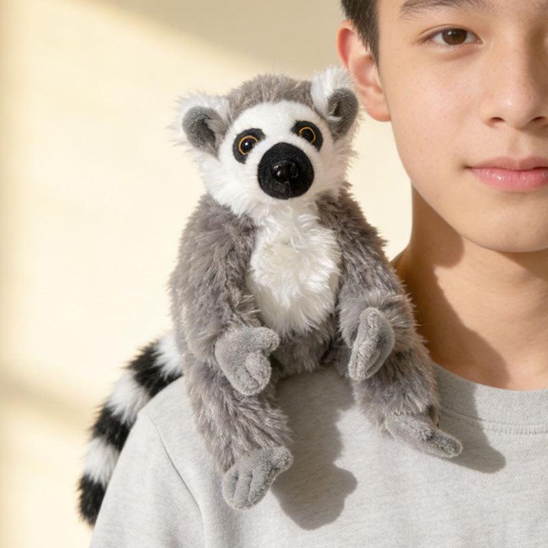 Magnetic Shoulder Plush Toy: Frog, Sloth, Squirrel, Dinosaur, Parrot