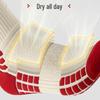 Men's Marathon Running Socks - Thick Terry Bottom, Mid-Calf Length, Ideal for Badminton, Football, and Basketball