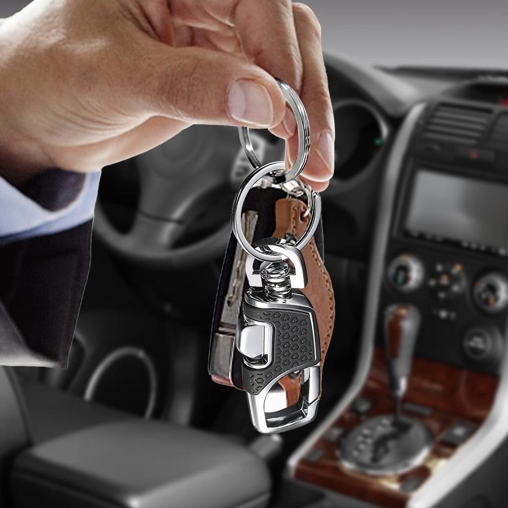 roseddy FT-QCYSG Keychain, Car, Keyring, Men's, Stylish, Popular, Carabiner, Key Organizer, Metal, Durable, Motorcycle,