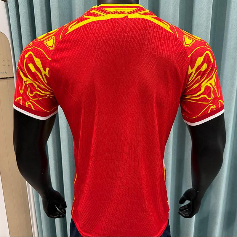 World Cup 26-Player Edition Congo Red Short-Sleeve Football Jersey (Sizes S-2XL)