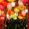Chinese New Year Fabric Lanterns