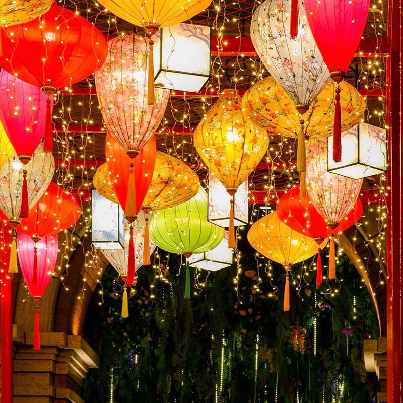 Chinese New Year Fabric Lanterns