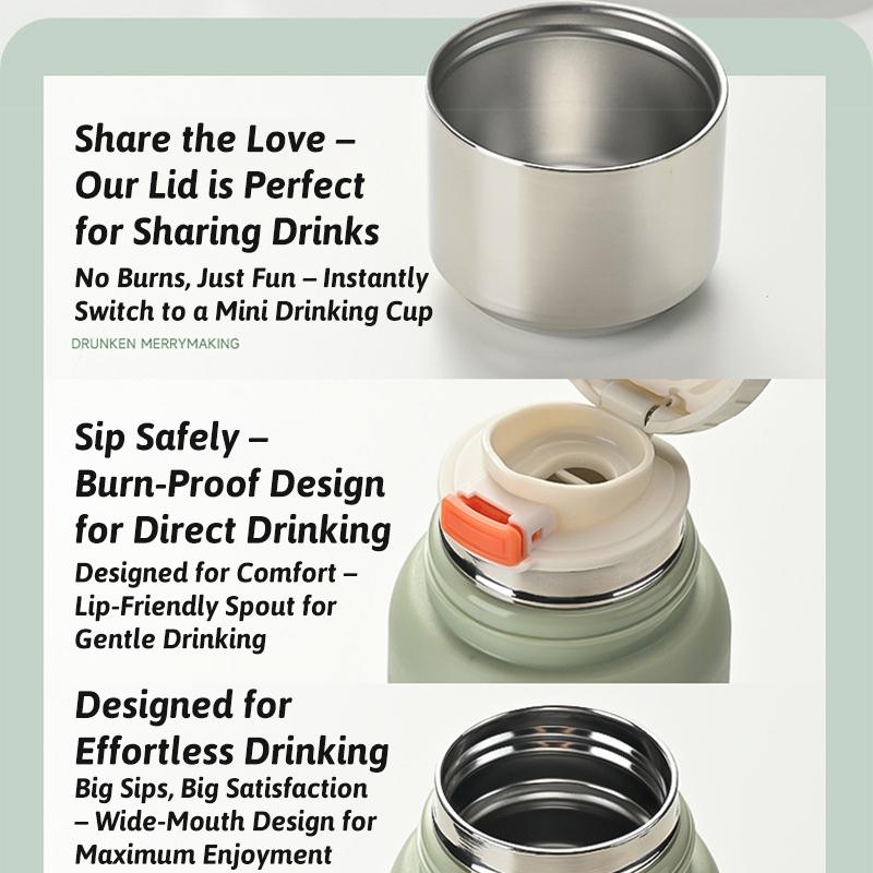 600ml 316L Stainless Steel Vacuum Insulated Cup | 24H Hot/Cold Retention,Leakproof & Eco-Friendly.For Coffee, Tea, Water, Travel