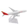 330 Airplane Model Alloy Decoration Ornament Plane Model Toy with Display Stand for Christmas