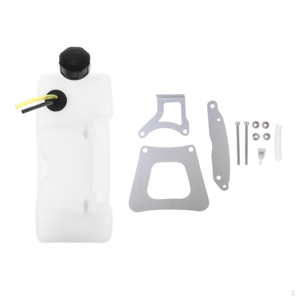 Gas Fuel Tank with Cap Assembly Kit Replacement Fits for FS106 White