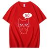 Funny Cat Showing Middle Finger Fashion Graphic T Shirts Summer Short Sleeve Tshirts Unisex Cotton Casual Streetwear Tshirt