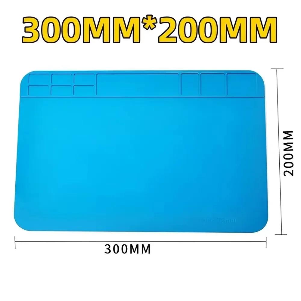 

45*30CM Heat Insulation Working Mat Soldering Station Repair Pad Maintenance Magnetic Anti Static Electronic Repair Pad