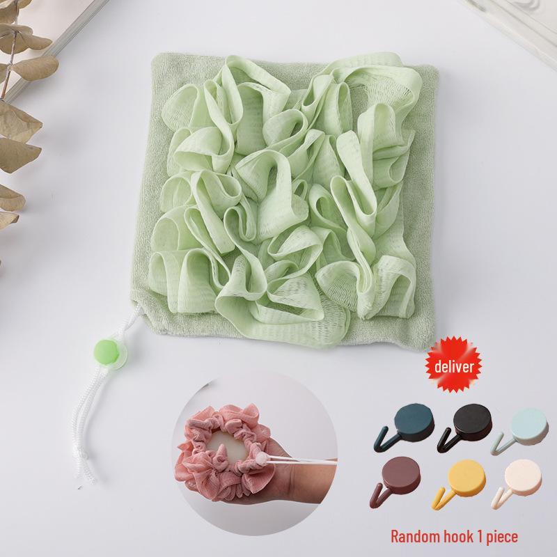 Top-Selling Bath Sponge & Scrubber: Japanese/Korean Foaming Mud Back & Body Flower Glove