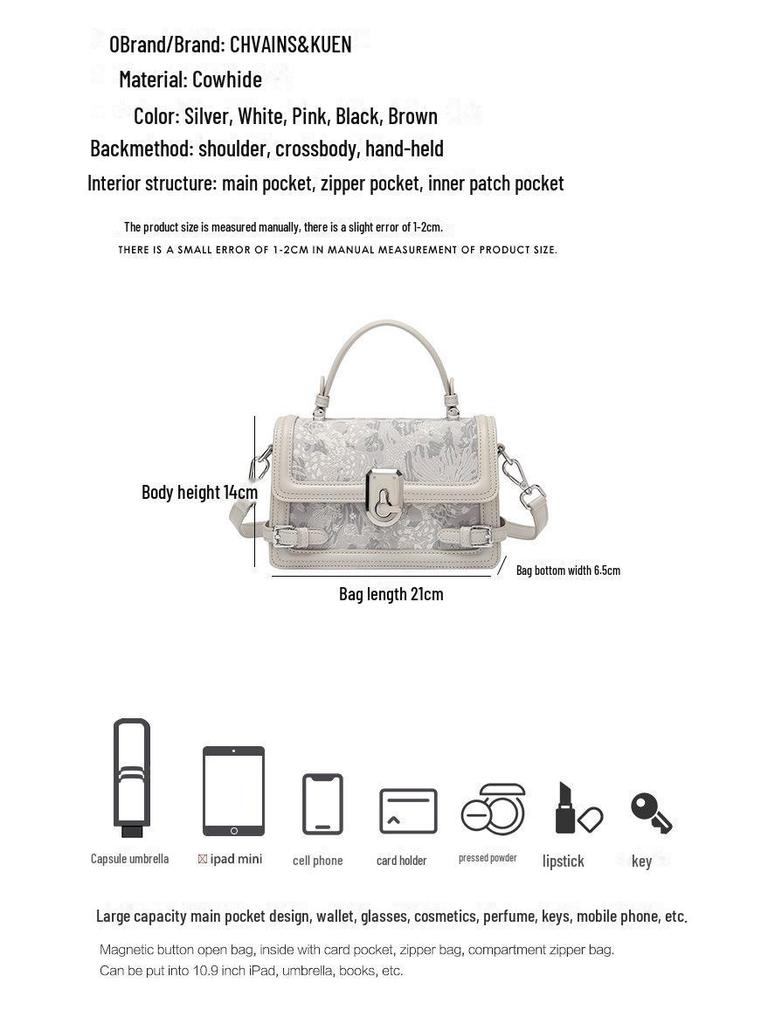 Moonlight Treasure Box Damenhandtasche - 2024 Mode, Schulter-Umhängetasche