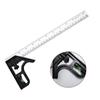 Stainless Steel Combination Square Accurate Metal Body Adjustable Angle Square 90/45 Degree Measuring Tool  Multifunctional