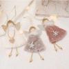 Christmas Decoration Angel Doll Pendant Plush Angel Pendant for Christmas Party New Year Birthday Party Wedding Decoration