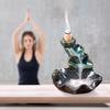 Kegel-Räuchergefäß aus Keramik, Räucherbrunnen, Brennerhalter, Aromatherapie-Ornament für den Innenbereich, Zen-Dekor für die Meditation im Homeoffice