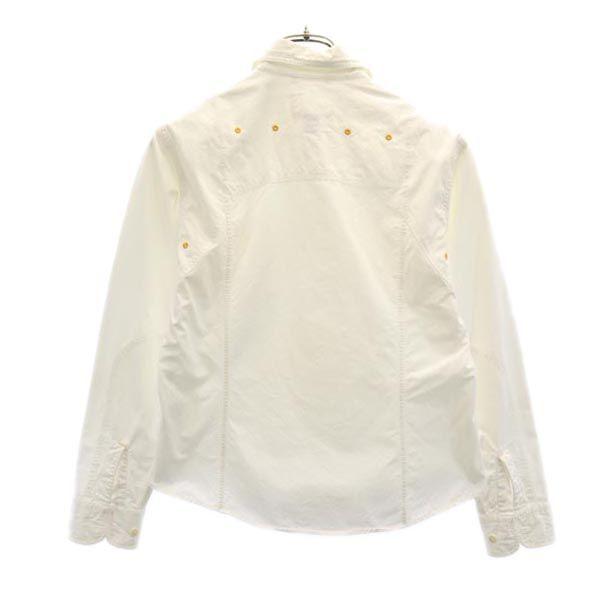 Nigel Cabourn Long Sleeve Cotton Shirt 8 White System Women Used