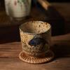 Chinesische Retro-Keramik-Teetasse, Keramikbecher, japanische Sake-Tasse, Geschirr, Teetassen, persönliche Einzeltasse, Trinkgeschirr, süße Tasse