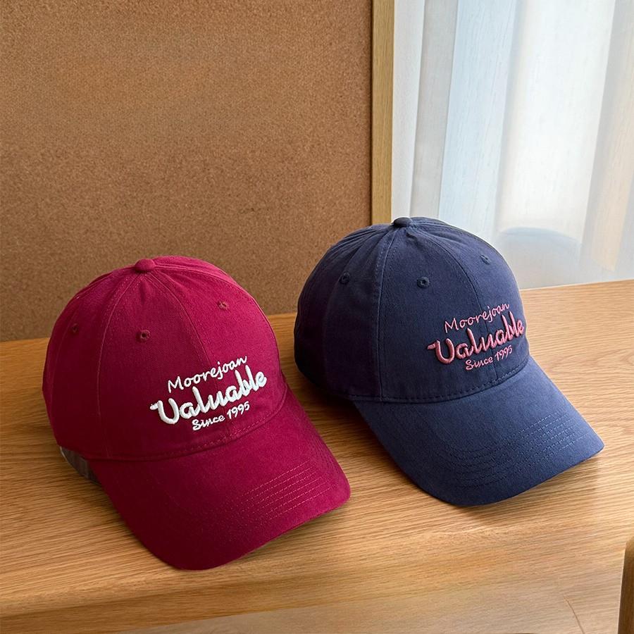 American Baseball Cap Street Fashion Brand Soft Top Baseball Cap Student Hat Pure Cotton Wide Brim Showing Face Little Boys and Girls