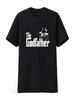 The Godfather T Shirt Funny Film Parody Reference God Dad Father Christening Logo Birthday Christmas Top Vintage Washed